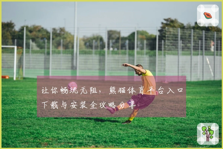 让你畅玩无阻，熊猫体育平台入口下载与安装全攻略分享